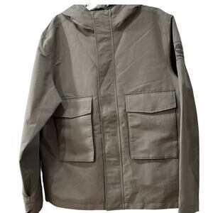 Timberland ReBotl Men Weather Ready  Insulated Hooded Jacket-Taupe-Size: Medium